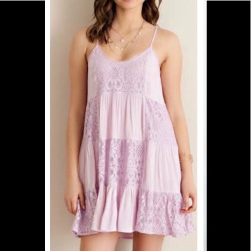 Entro lace patchwork sundress